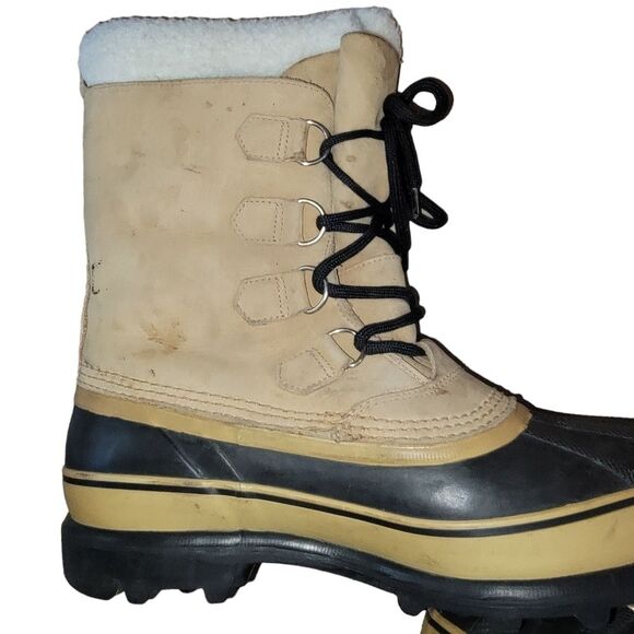 Sorel Men\'s Caribou Stack Waterproof Winter Boot size 9 main image 8